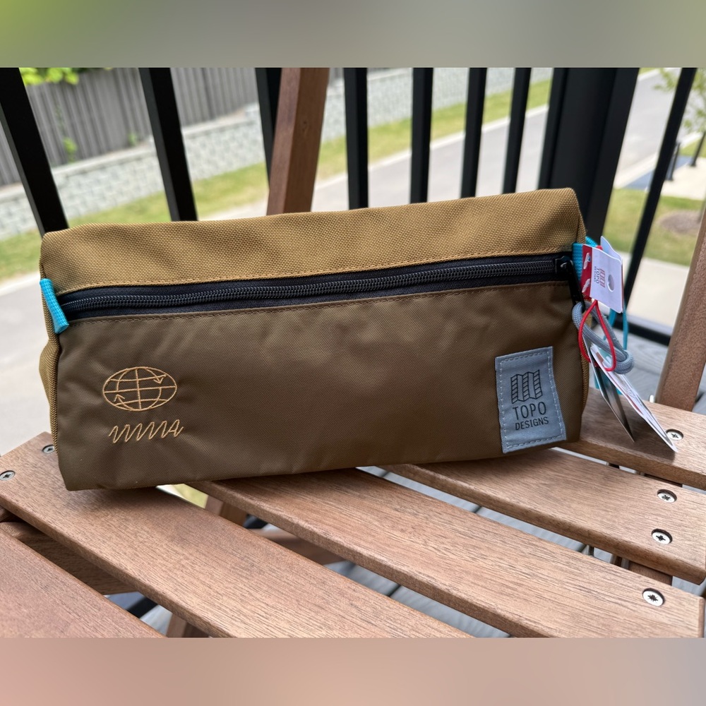 Topo Designs Dopp Kit Brown NEW